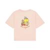 Drop Shoulder Sleeve T Shirt Women's Pink AWT41335-DVR