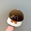 Quick Dry Cartoon Bear Baby Hat Casual Kids Peaked Caps Fashion Newborn Sun Hat  Beach