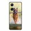 For OnePlus Nord CE 3 Lite 5G Cases Black Silicone Soft Cute Cat Rose Case For OnePlus Nord CE 3 5G Heart Lion Luxury TPU Cases