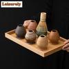 Japanese Kiln Change Spiral Matcha Tea Chasen Holder Stand Bowl Bamboo Whisk Grinder Teaware Tools Holder Tea Accessories Teaset