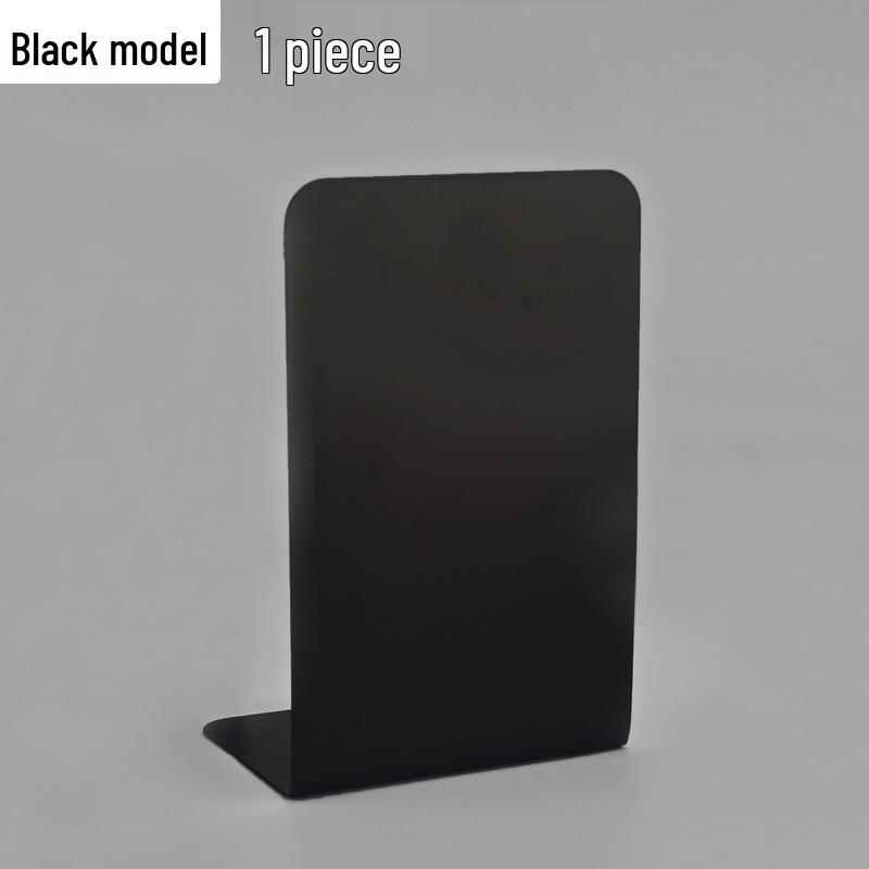 L-Shaped Metal Bookends for Students - Large Desktop Shelf Divider