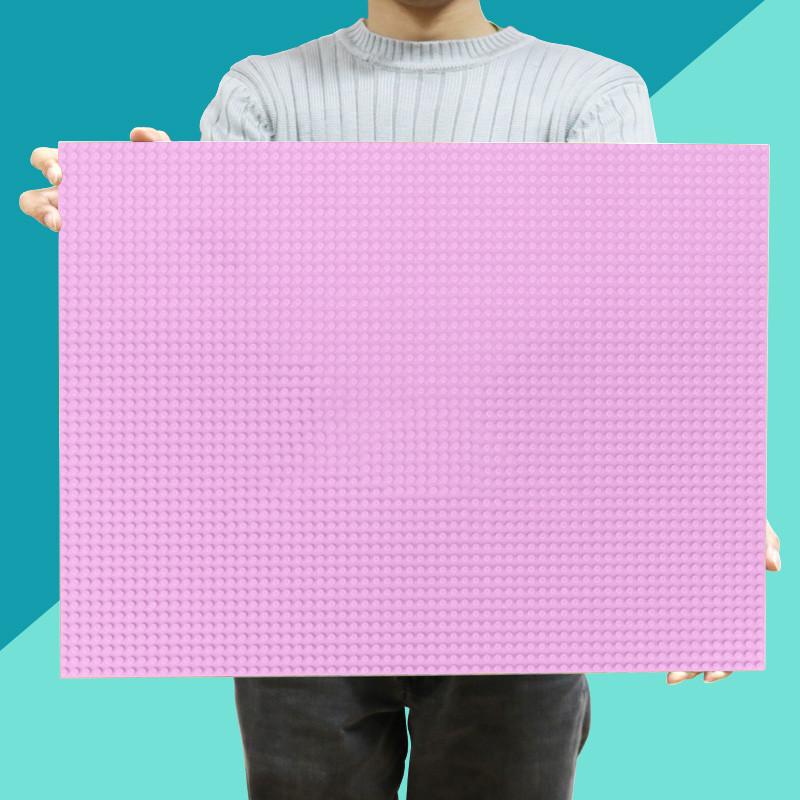 Non-Toxic 48*64 Dots Building Blocks Base Plate Diy Assembled Baseplate Building Blocks Wall Compatible With Brand Gift Toys For Children