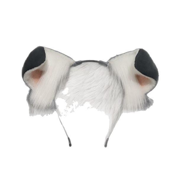 Handgefertigtes Stirnband mit gefalteten Hundeohren für Cosplay & Comic-Con