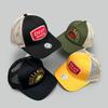 Vintage American Embroidered Letter Baseball Cap Men'S And Women'S Shade Mesh Personalized Truck Hat