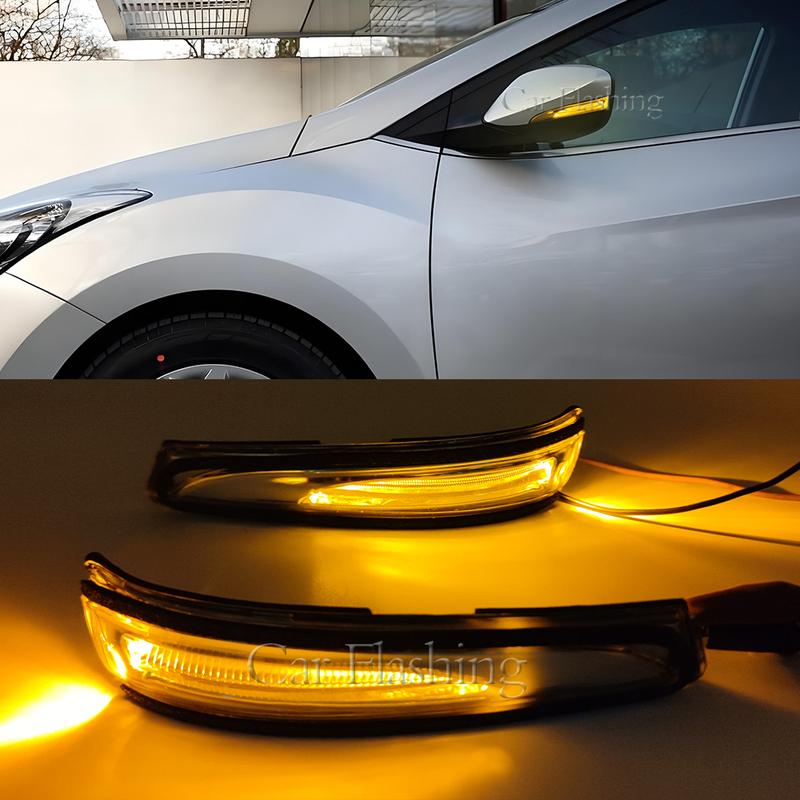 Car LED Rearview Mirror Turn Light Repeater Light For Hyundai I30 Elantra 2012 2013 2014 2015 Indicator Lamp