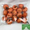 Halloween Foam Pumpkin Set, 5.5cm, 16-Pack - Ideal for Photography, Display, or Decoration.