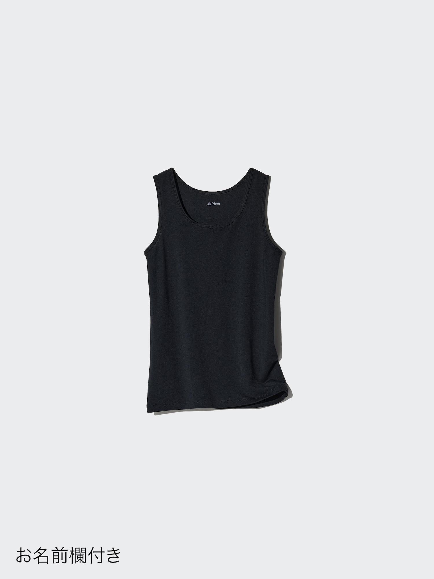 

Майка-топ из смеси хлопка Uniqlo Japan Airrhythm 09 BLACK/140