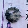 Natürlicher Jade-Anhänger mit neun Schwänzen - Xiuyan Tuschemalerei geschnitztes Jade-Accessoire