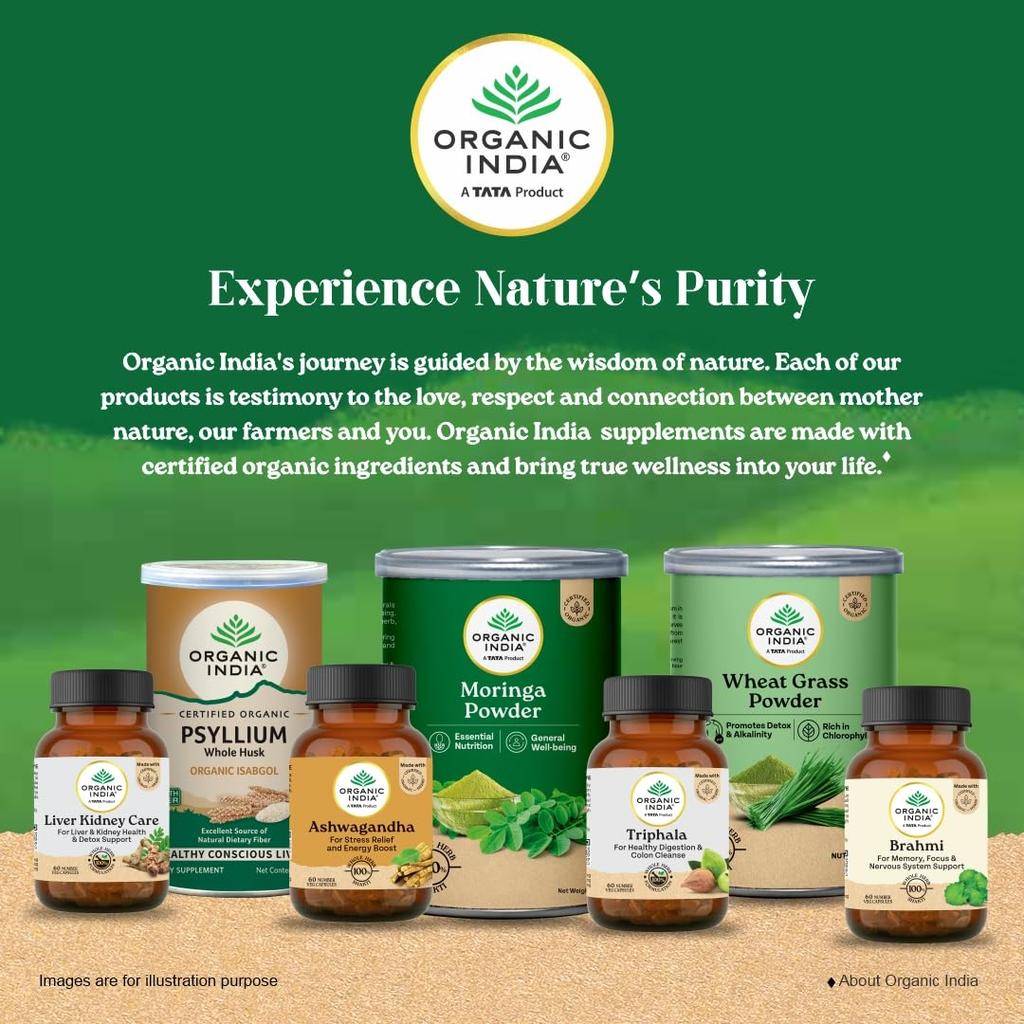 Organic India Triphala 60 Veg Capsules Pack of 3 Digestive Health Colon Support Immune Booster