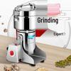 Stainless Steel Grinder for Fine Powder - Ideal for Grains, Cereals, and Medicinal Materials
