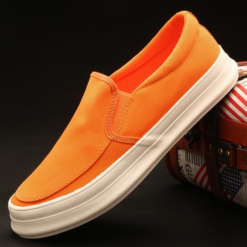 Fashion Autumn Men Casual Canvas Shoes 2025 New Breathable Soft Slip-On Leisure Men Loafer Sneakers Comfort Low-top Sneakers Footwear