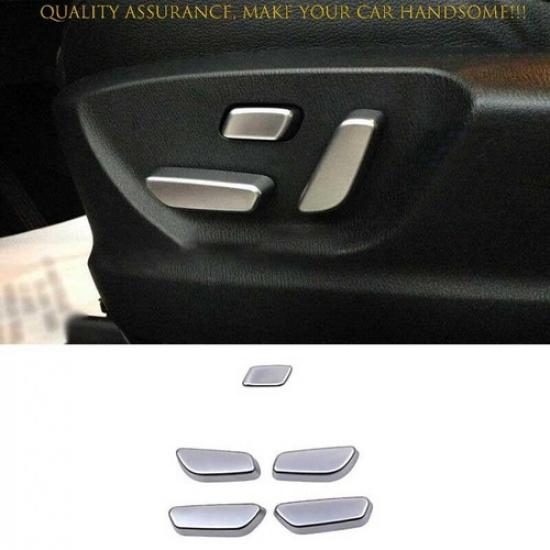 For Mazda 6 Atenza 2014-2015 Matte Silver Power Seat Control Button Cover Trim