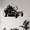 1pc Vintage Lawn Mower Metal Wall Art Weatherproof Garage Decor Garden Sculpture Fathers Day Gift
