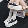Stepping on shit net shoes women's breathable mesh new summer single net little white shoes thick sole two wear one pedal board shoes