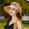 Summer fashion versatile organza sunshade sunscreen hat children outdoor travel leisure sun hat show washbasin hat