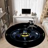1 Stück Batman Symbol Büro Runder Teppich, Unter Bürostühlen Schlafzimmer Wohnzimmer Heimdekoration, Raumdeko, In Verschiedenen Größen Erhältlich