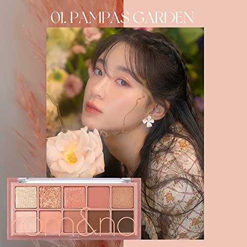 Romand Better Than Palette SECRET GARDEN #01 PAMPAS Warm Spring Tones.