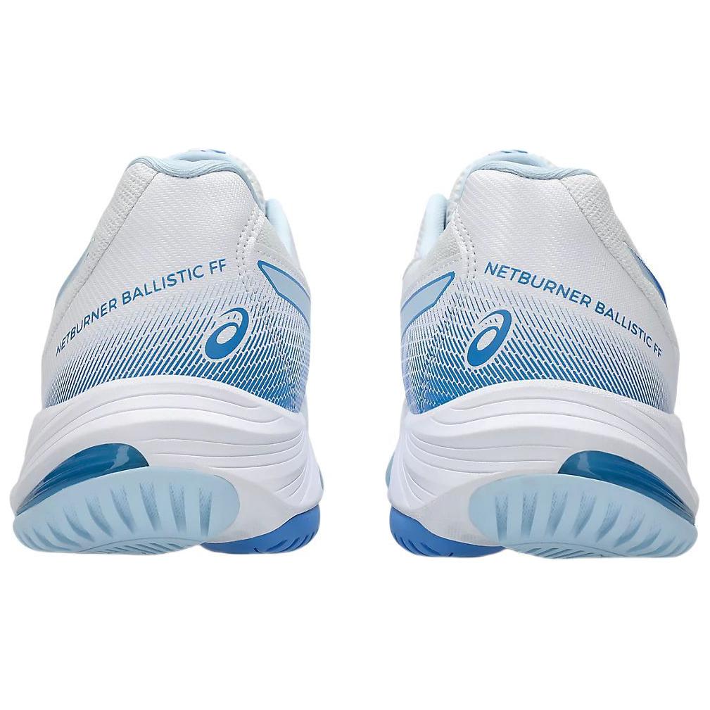 Nuove Asics Netburner Ballistic Ff 3 Bianco Blue Coast da Donna 1052A069-111
