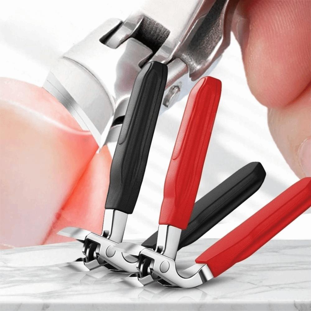 Stainless Steel Angled Head Nail Clippers Ergonomic Design Nail Clippers Nail Trimmer  Thick Nails