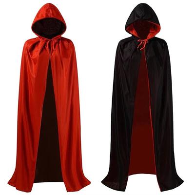 Toga da Mago Reversibile Vestiti da Strega Costumi da Spettacolo Mantello di Halloween Celebrazione di Carnevale