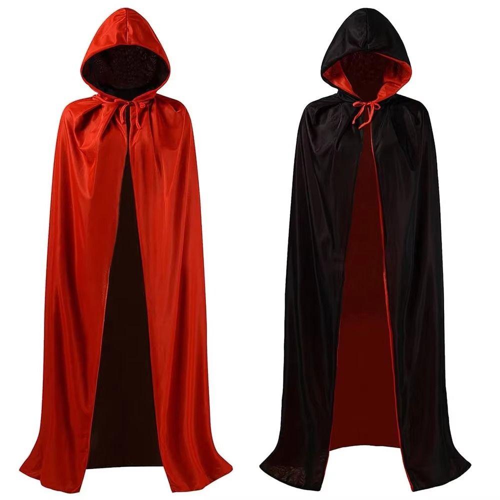 Stand Collar Wizard Robe Witch Clothes Performance Costumes Halloween Cloak  Carnival Celebration