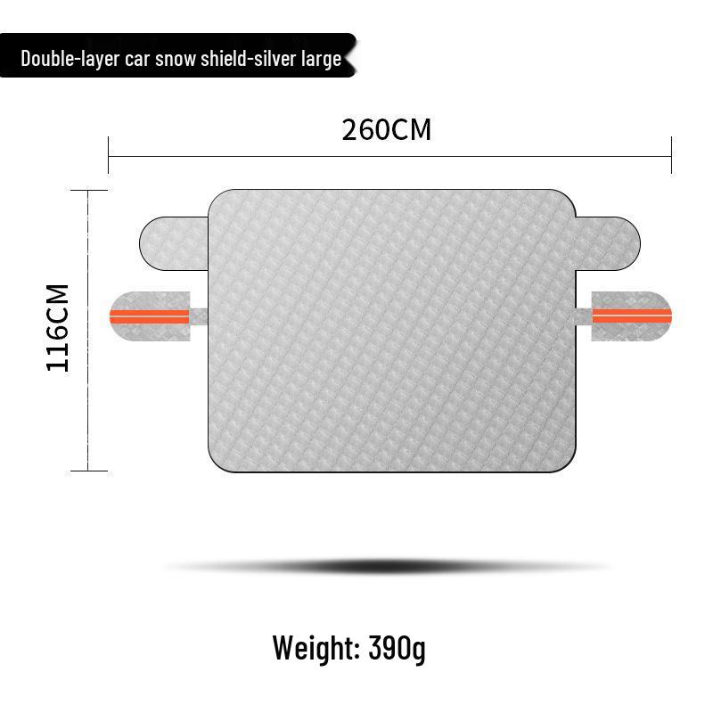 Magnetic Car Windshield Snow & Sun Shade Cover for Sedans, SUVs & Trucks