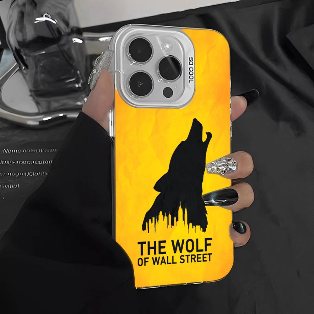 TV The W-Wolf Of W-Wall S-Street Phone Cover For IPhone 16 15 14 13 12 11 17 Pro Max Plus Color Silver Shell