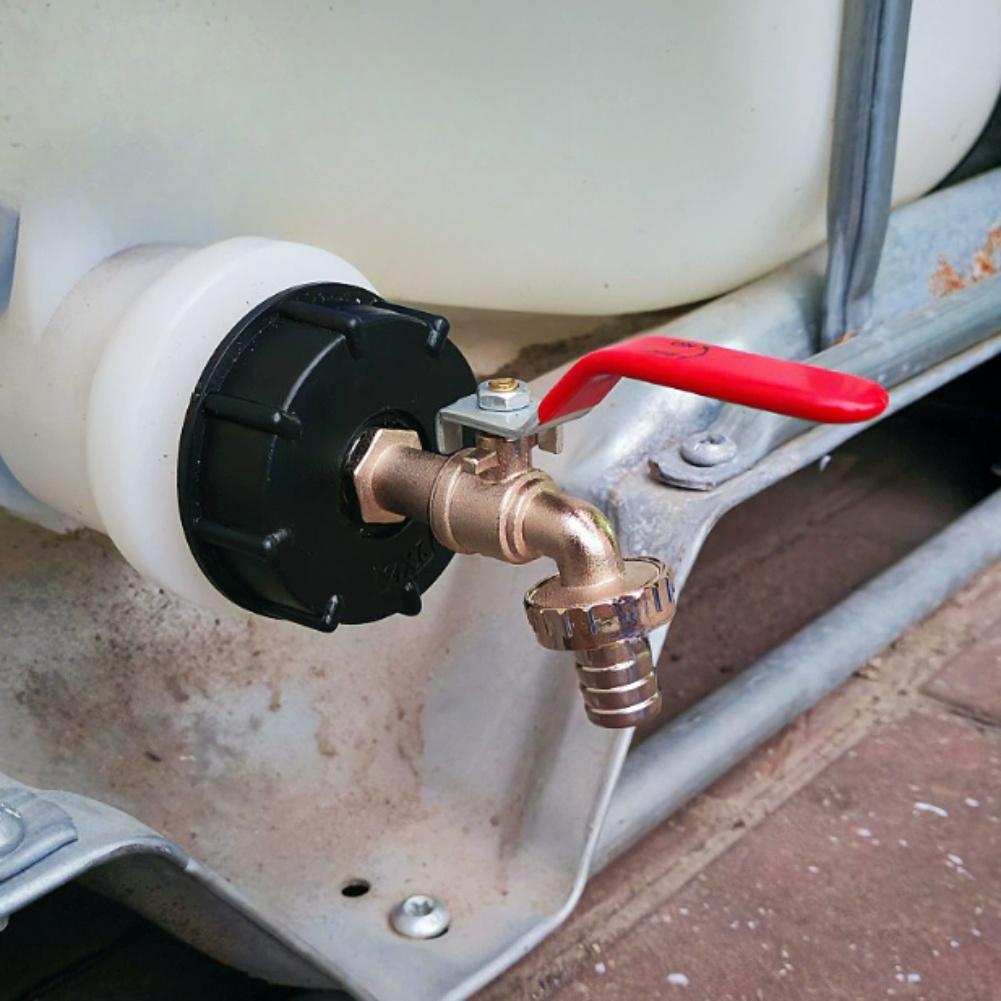 For Durable IBC Tote Adapter with Leak Proof Seal and Easy Switch Faucet for Garden Irrigation and Industrial Use