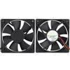 12V 0.8A 4Pin PWM Automatic Speed Control Plastic Blades Cooling Fan (SHLF1212PHE 15)
