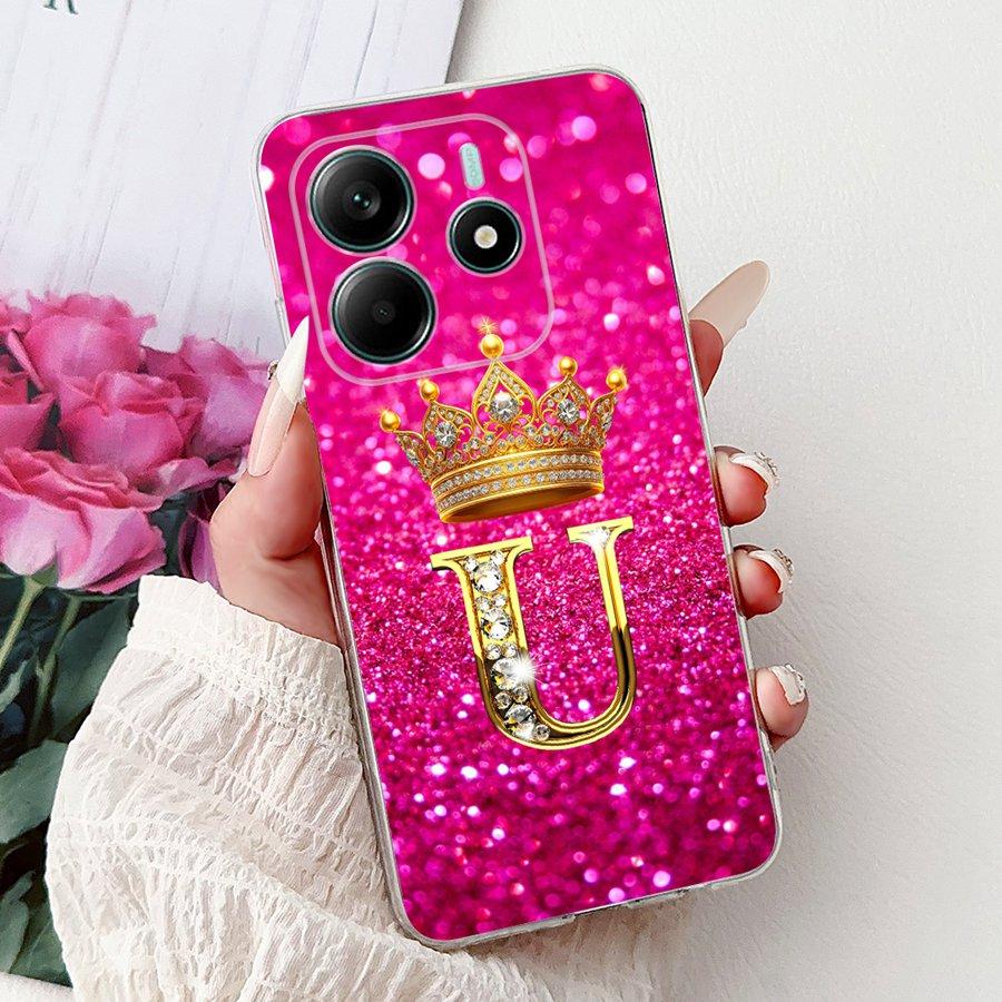 New Letter Painted Case for Xiaomi Redmi Note 14 Pro 5G Soft Silicone Fundas Soft Silicone Shell for Redmi Note14 5G 14Pro Capa