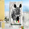Juventus Customize Your Name Beach Towel Super Soft & Absorbent Suitable for Swimming Gym Camping Yoga Vacation