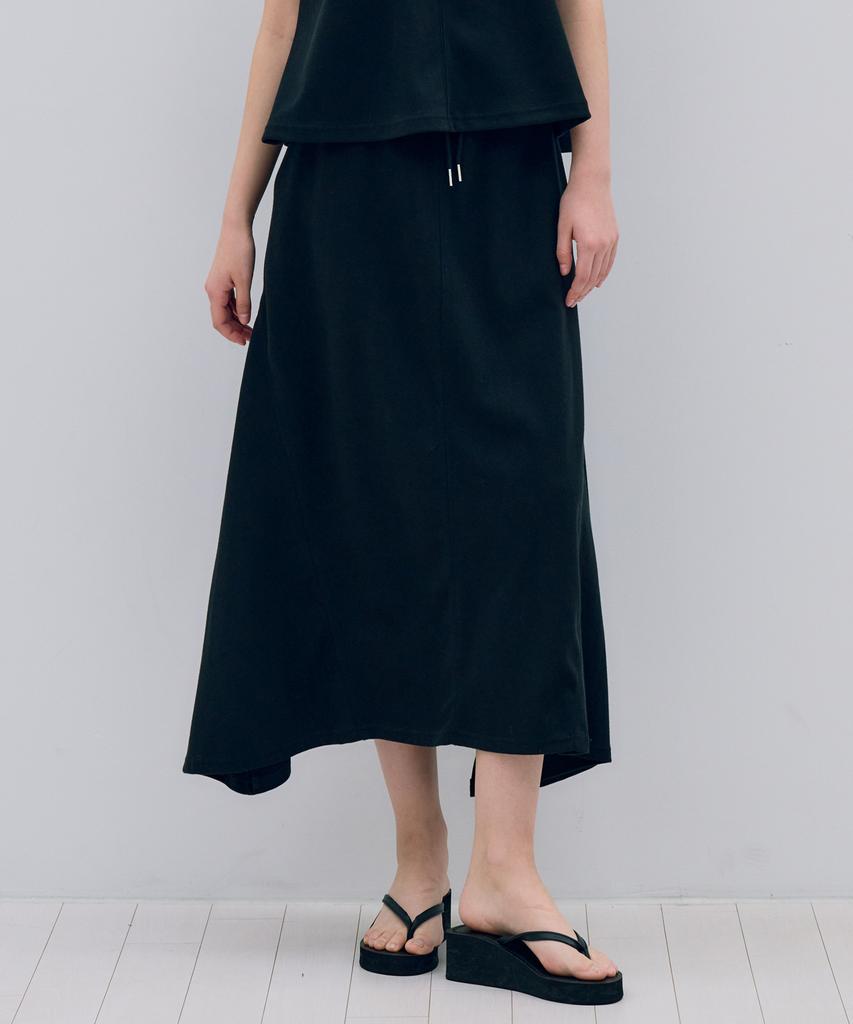 Metapeo Met Daily Modern Long Skirt Modern Black