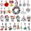 Breloques Cuivre Noël Père Noël Rennes Boucles d'Oreilles Perles Convient Collier Bracelets Bricolage Bijoux Fins Cadeau de Fête