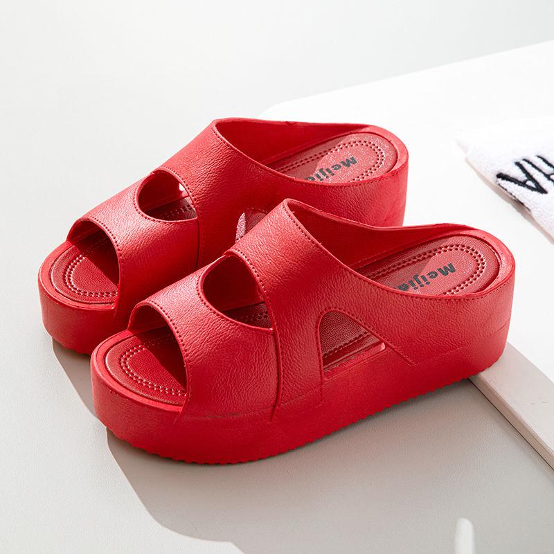 

Женские летние босоножки на танкетке с толстой подошвой, платформой и трендом для улицы, на высоком каблуке 6 см, 2024. 40 EU (fits 39 EU)