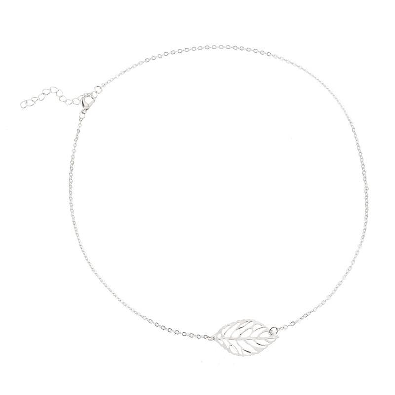 European and American exaggeration, simple and versatile collarbone chain accessories women, side chain thick chain temperament street 