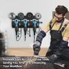 Angle Grinder Holder Wall Mount Steel Angle Grinder Stand Power Tool Organizer Rack for Angle Grinder Cutters Polishers
