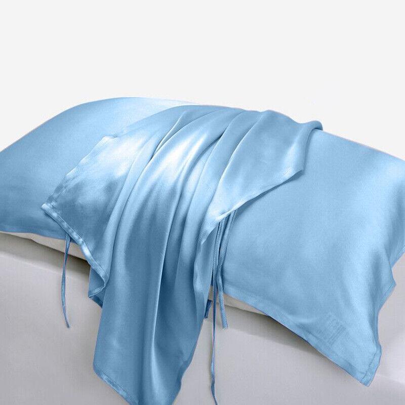 50x80cm Mulberry Silk Pillow Towel Pillowcase Bedding Sleeping Pillow Cover Real Silk Protect Hair Skin Pillow Towel