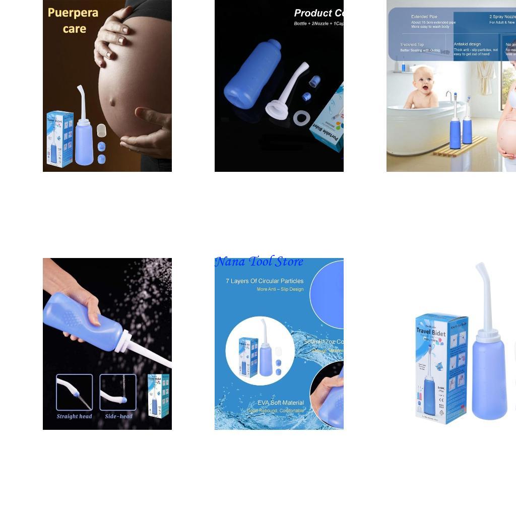 31GJ 1 Комплект Портативный Ручной Душ Дорожный Биде Очиститель Гигиенический Моющий Распылитель для Женщин China Mainland
