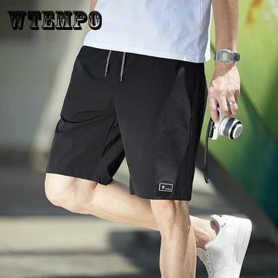Shorts Men's Summer Ice Silk Sports and Leisure Five-point Loose Big Pants Thin Beach Pants