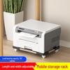 Universal Mobile Printer Stand with Wheels, Adjustable Height, Moisture-Proof, and Breathable Tray for Home or Office Use.