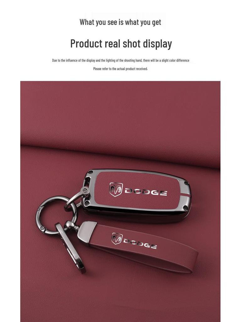 Dodge Journey & Ram Key Case for Old Style Models - Stylish Men's Remote Car Shell
