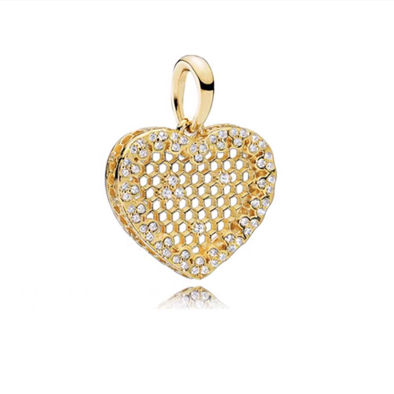 New Diy Women Jewelry Gifts Sparkling Goldair Balloon Pet Cat Snowflake Cross Hearts Bow Charm Beads Fit Original Bracelets