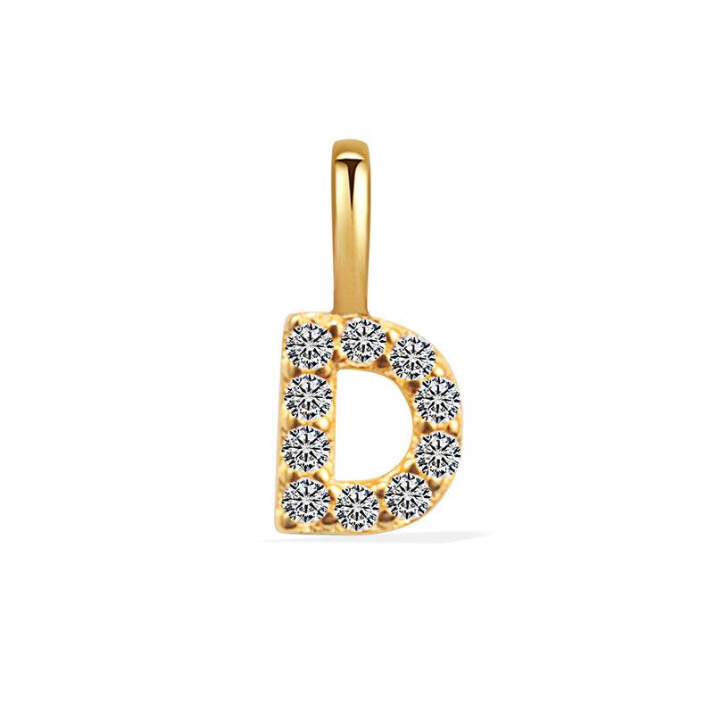 Minimalist Rhinestone Letter Pendant 26 Alphabet Charms For DIY Necklace Bracelet Personalized Jewelry Accessory