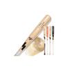 [SSK] SSK Hardwood Baseball Bat, Baseball Hall Original (Black x Natural, Head Hollowed Out, Maple, Akira Nakamura Model, 84cm, 860g)