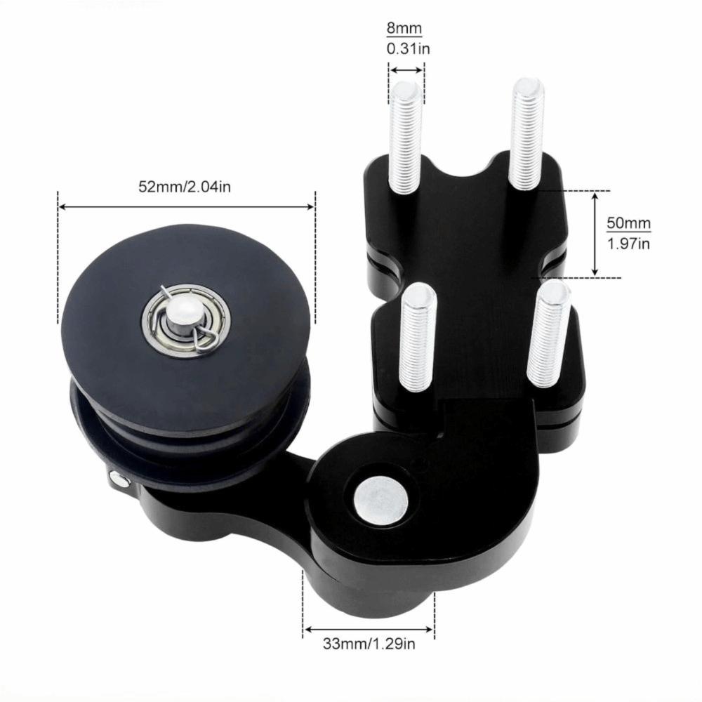 Black / Red / Yellow Chain Tensioner Adjuster  Track Anti-Derailment Modification чёрный