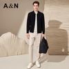 Antonio Men's Machine Washable Wool Blend Knit Cardigan Jacket