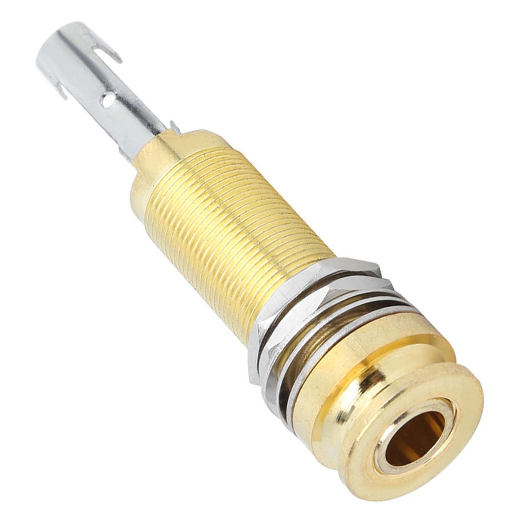 End Pin Jack with Strap Lock Function for Electric Guitar Musical Instrument Accessories