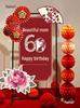 Grand 60th, 80th, or 90th Birthday Celebration Decorations - Elegant Chinese Banquet Venue Setup