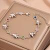 Popular bracelet, titanium steel does not fade, love zircon bracelet, high-end female light luxury niche bracelet, bracelet.