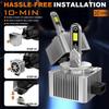 2Pcs 60000Lm D3S LED Headlight Bulbs D1S D2S D4S D1R D2R D3R D4R Turbo LED CSP Lights For BMW Benz Volvo Lamp Canbus 120W Headlamp 6500K